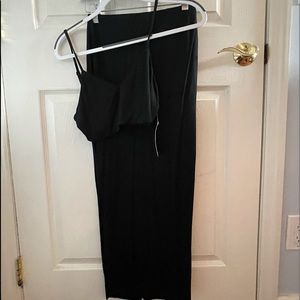 Two Piece Black Dress
